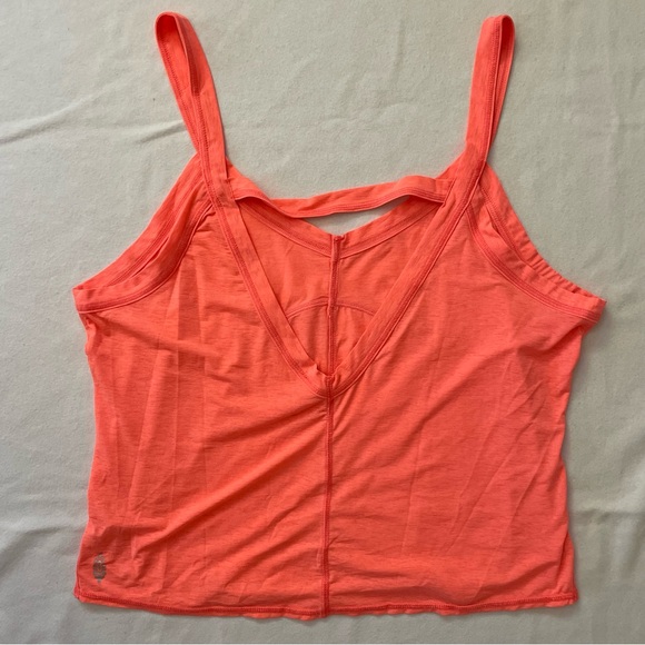 FP Movement by Free People Fool Me Once Tank Papaya Punch XL - Picture 4 of 7